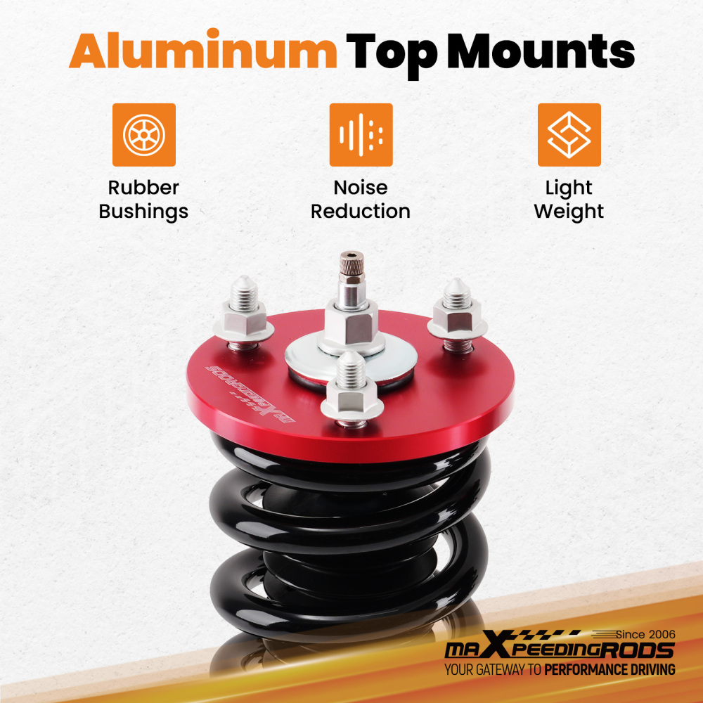 Racing Coilovers compatible for Honda Accord 90-97 compatible for Acura 97-99 CB CD 24 Ways Damper Shocks Lowering Kit