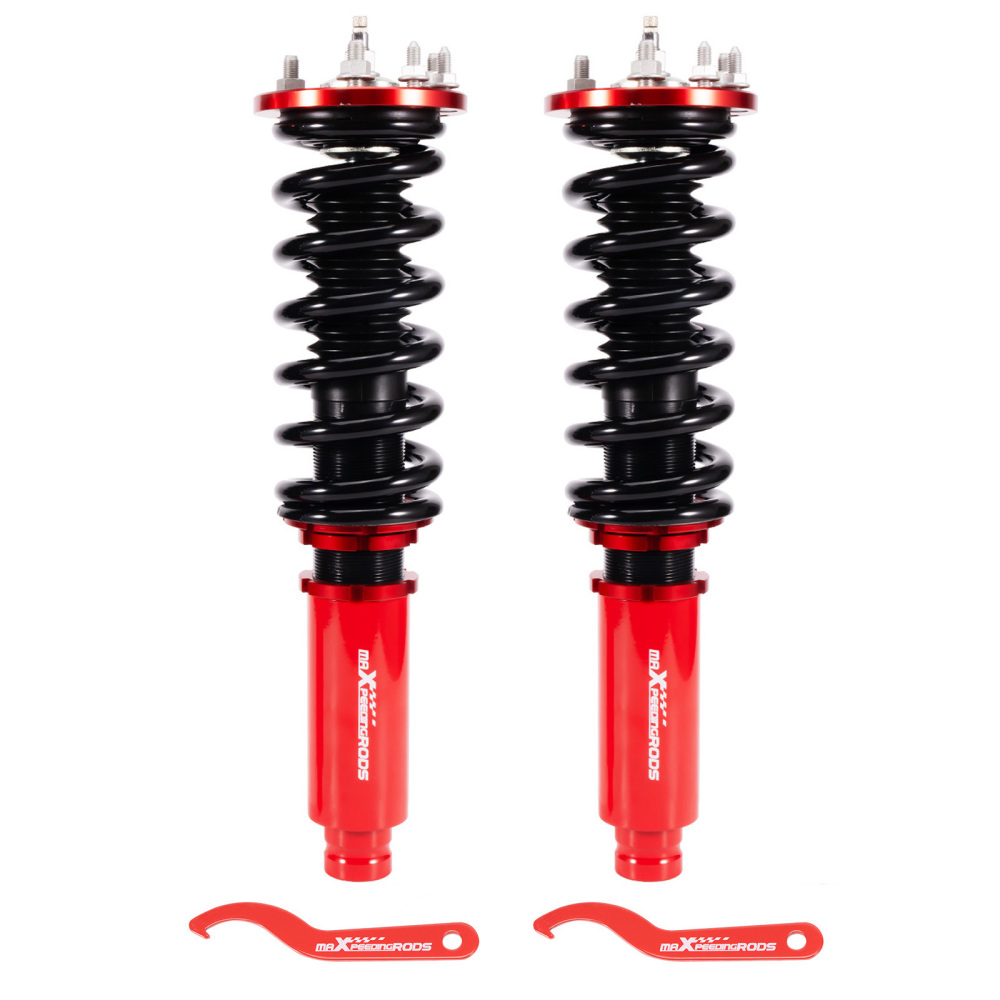 Front Coilovers 24 Way Damper Lowering Kit compatible for Acura TL 99-03 compatible for Honda Accord 98-02