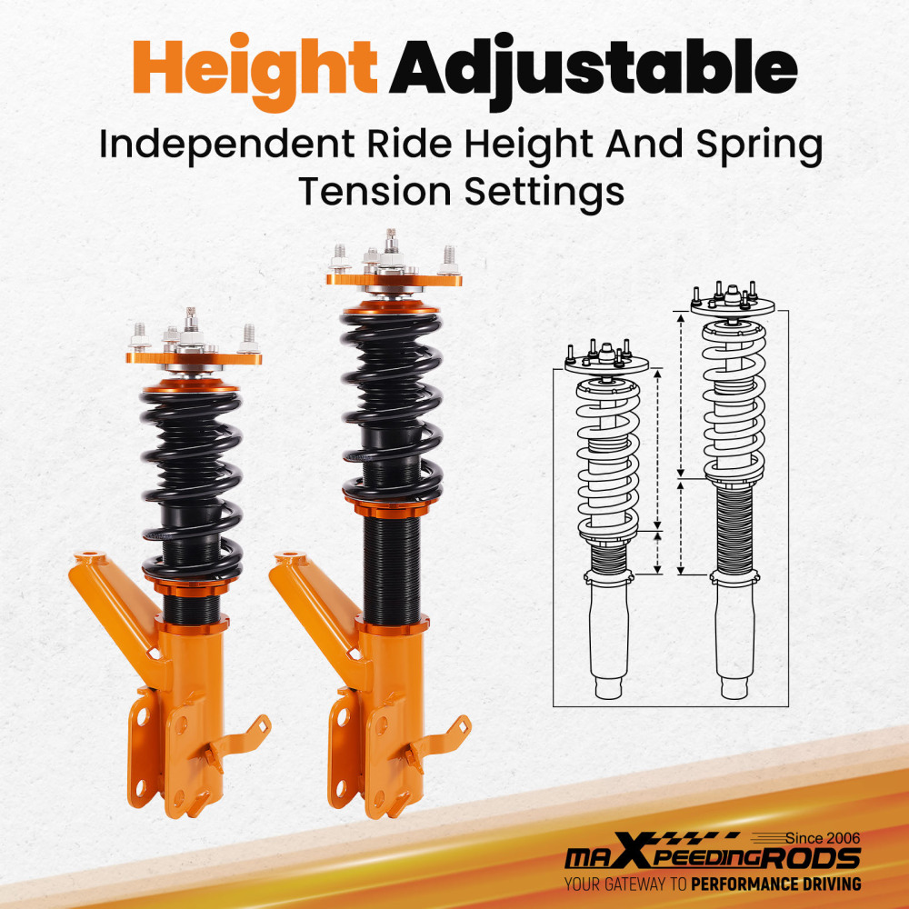 Coilover Suspension Kit compatible for Honda Integra DC5 2001-2006 compatible for Acura RSX Shock Struts