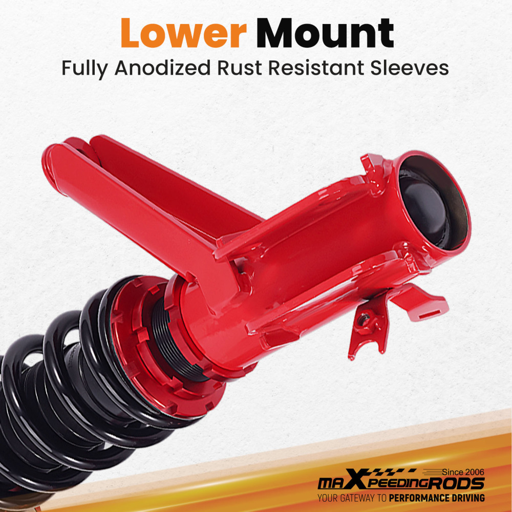 Maxpeedingrods Coilovers 24-Way Damper Lowering Kit compatible for Acura RSX 2002-2006