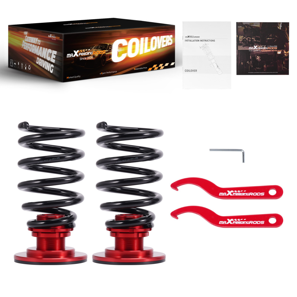 2x Rear Coilovers 24-Way Damper Adjustable Suspension compatible for Nissan Altima 2007-13