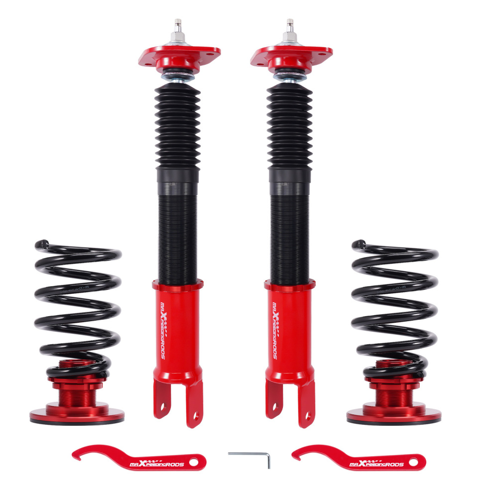 2x Rear Coilovers 24-Way Damper Adjustable Suspension compatible for Nissan Altima 2007-13