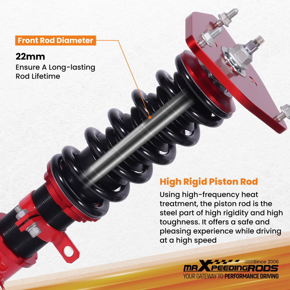 Coilovers 24 Way Damping Suspension Kit compatible for Nissan Altima 13-18 / Maxima 15-23