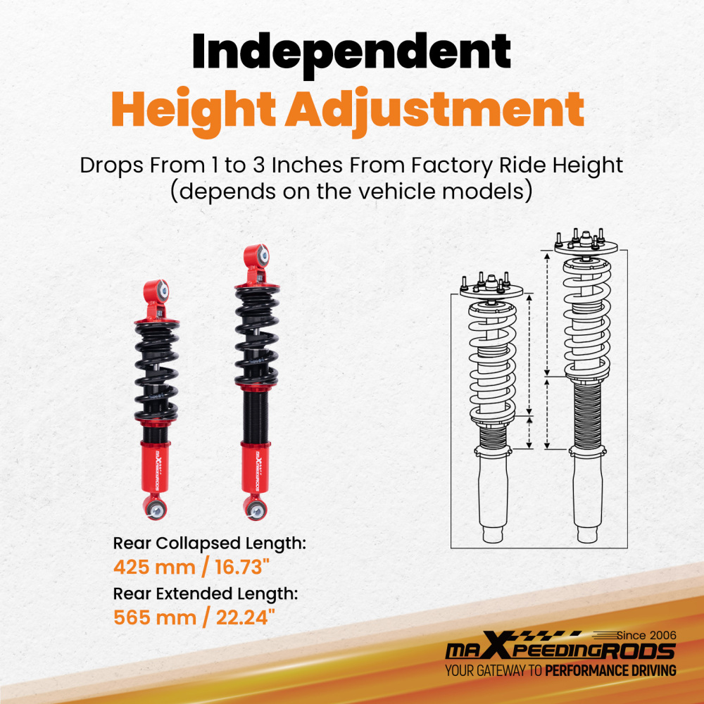 Rear Coilovers Suspension compatible for Ford Falcon BA BF sedan 2002-2008 XR8 XR6