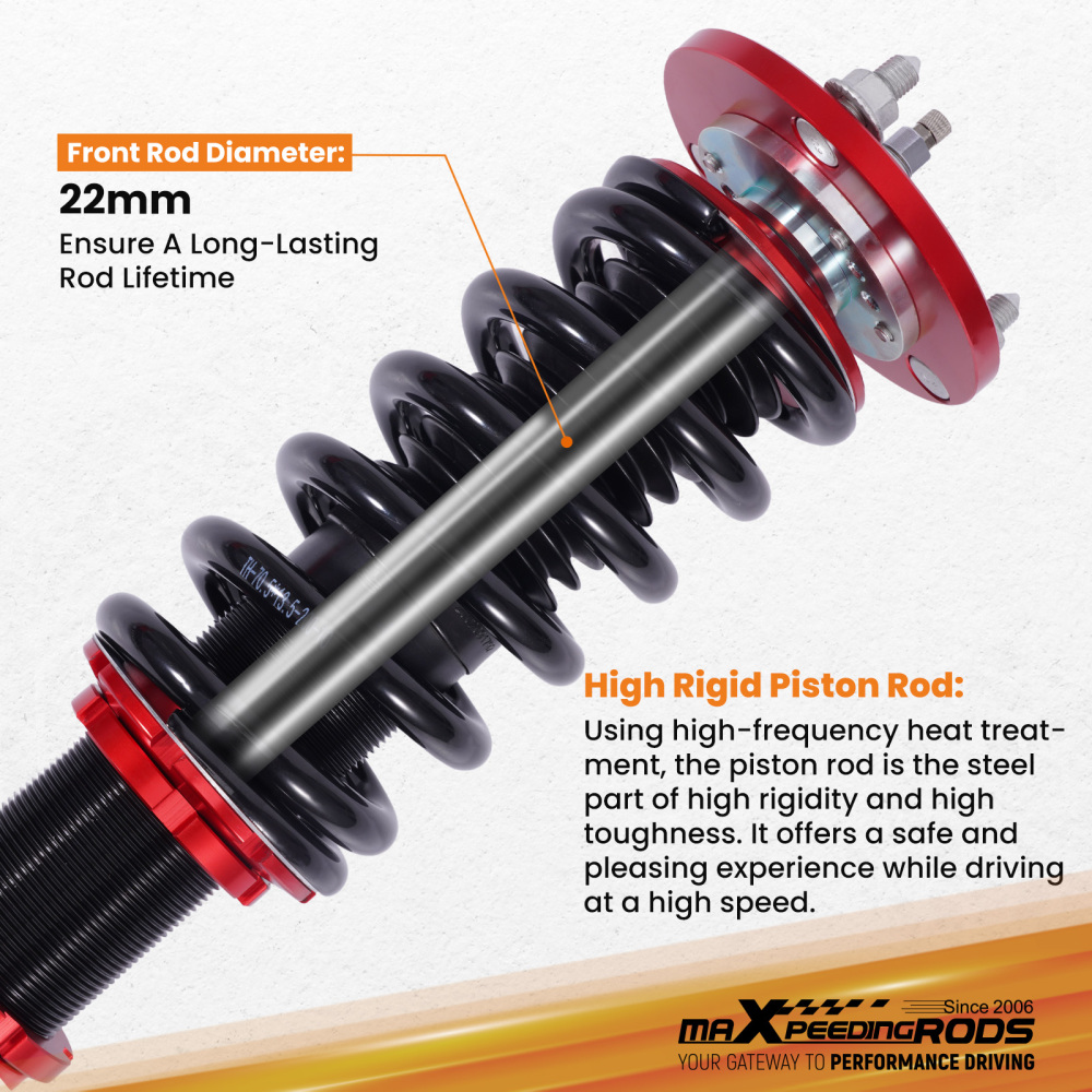 Adjustable Damper Coilovers compatible for Ford Falcon BA BF XR6 XR8 2002-2008