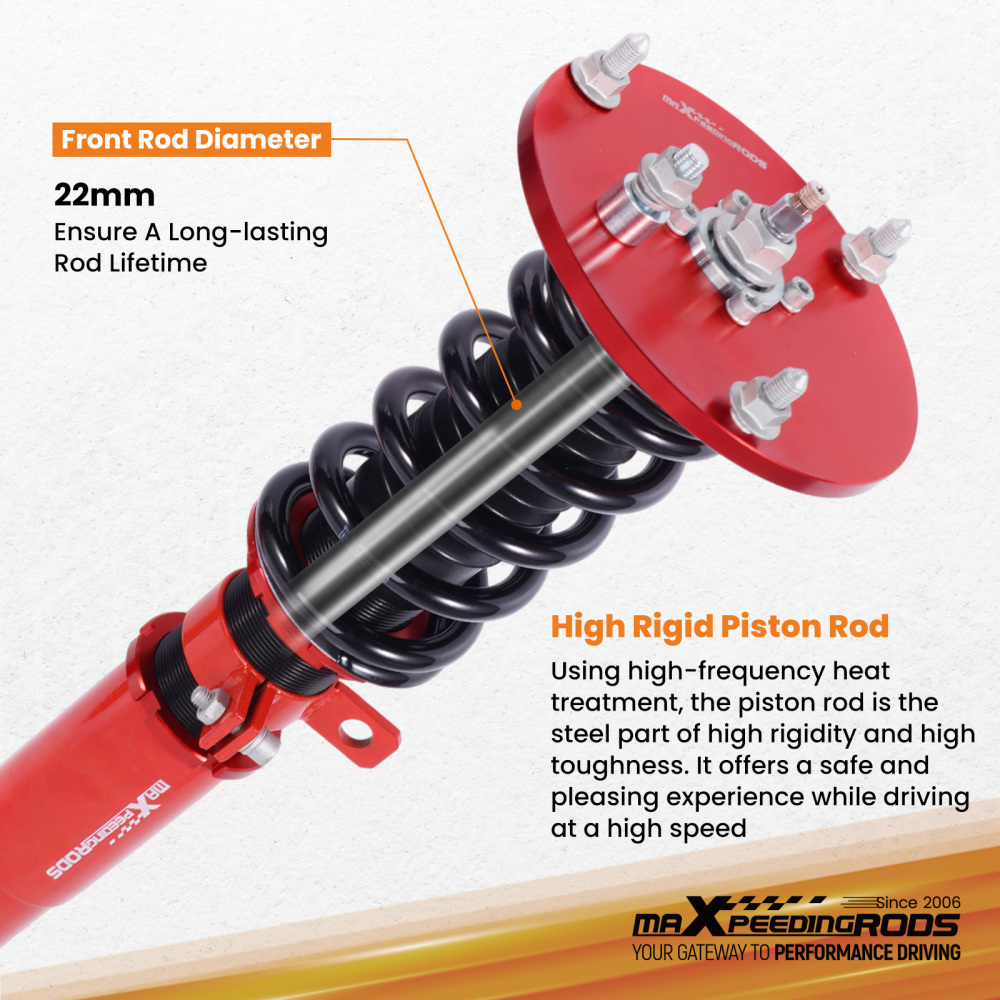 Front Coilovers w/ Swaybar links compatible for BMW 1/2/3/4 F20 F21 F22 F30 F32 2011-2019