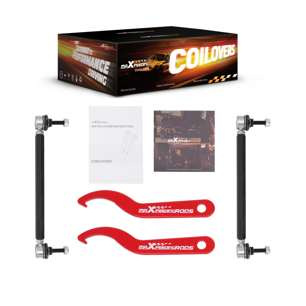 Front Coilovers 24 Step Damper compatible for BMW 3 series (F30) 11-19 Sedan RWD 328i 330i