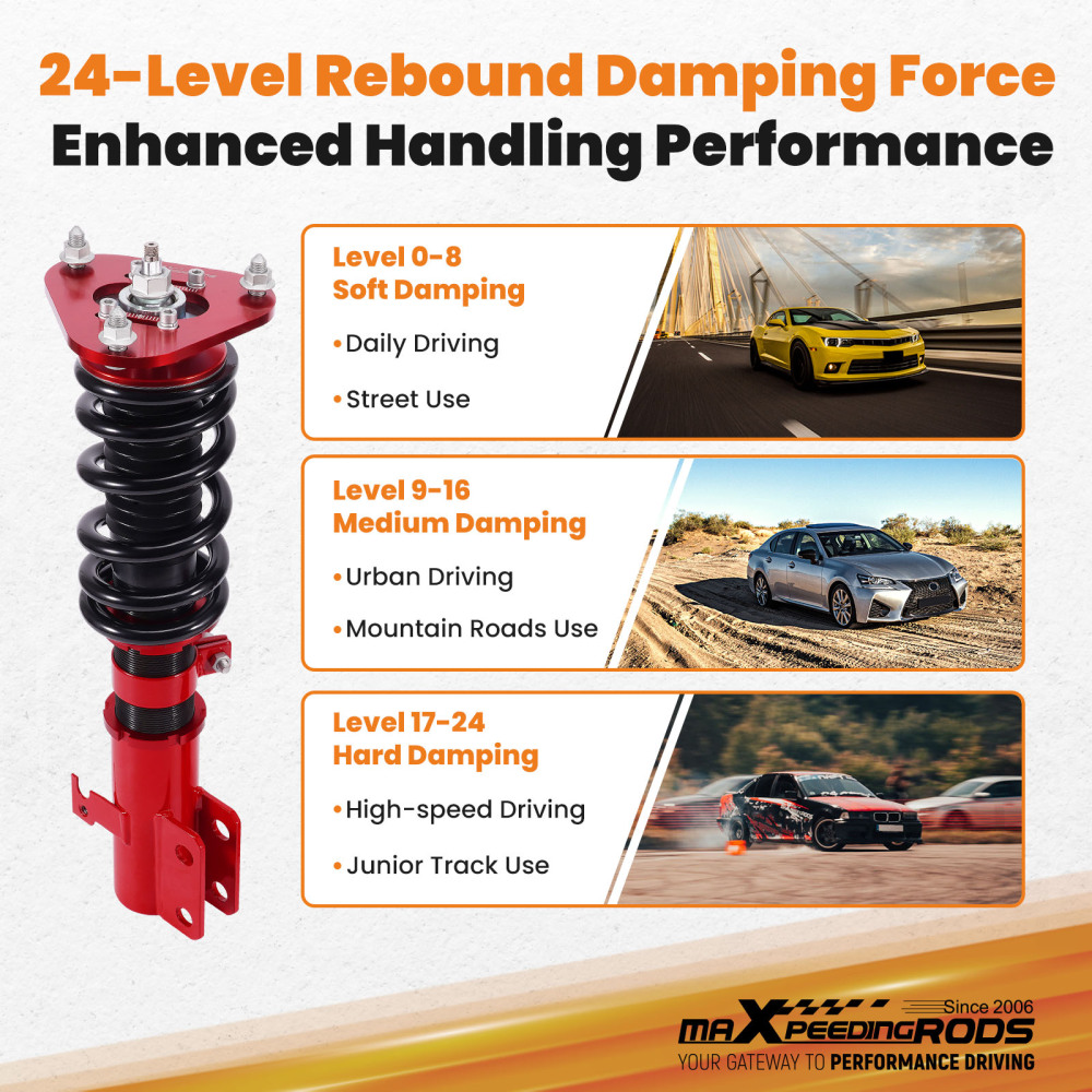 Coilovers Suspension Kit compatible for Toyota Celica 00-06 ZZT230 ZZT231 GT 1.8 VVT-i