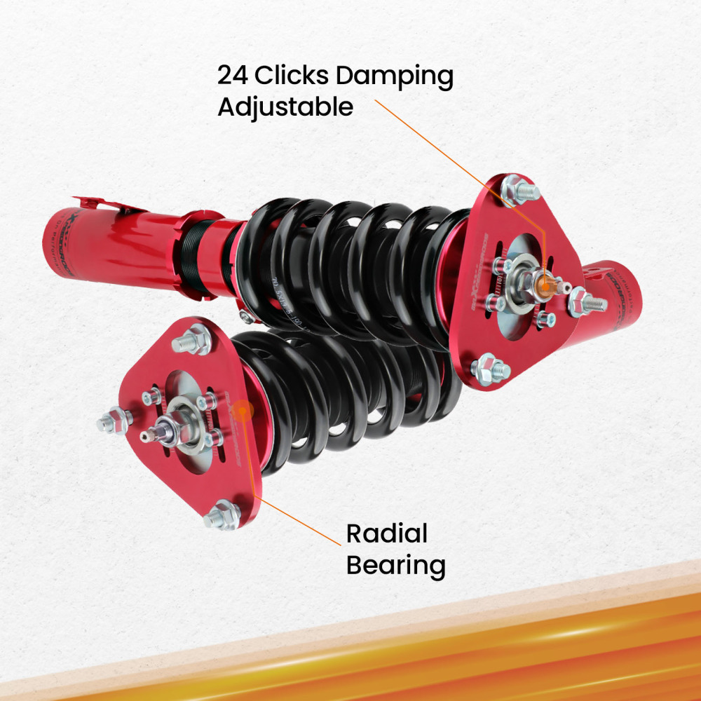 Ammortizzatori Suspension compatibile per Toyota Celica 1.8 16v2000-2006 Absorber Struts Lowering Kit