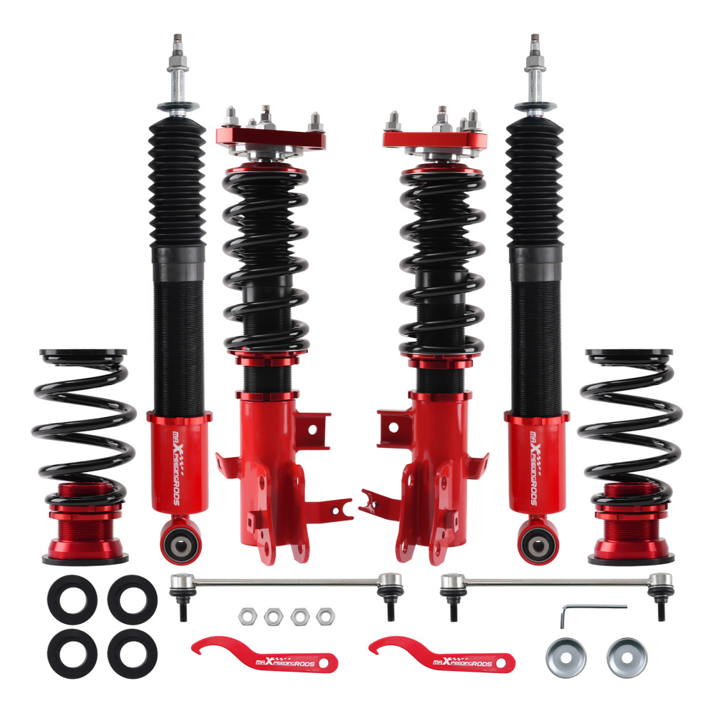 Coilovers 24 Level Adjustable Damper Lowering Kit compatible for Honda Civic 2012-2015
