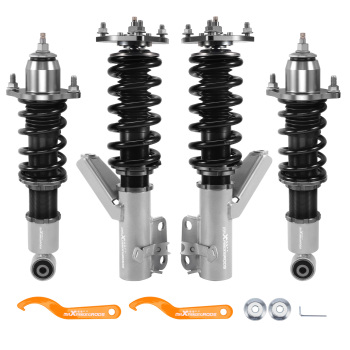 24-Way Damper Adjustable Coilovers Suspension Kit compatible for Honda Civic 2001-2005