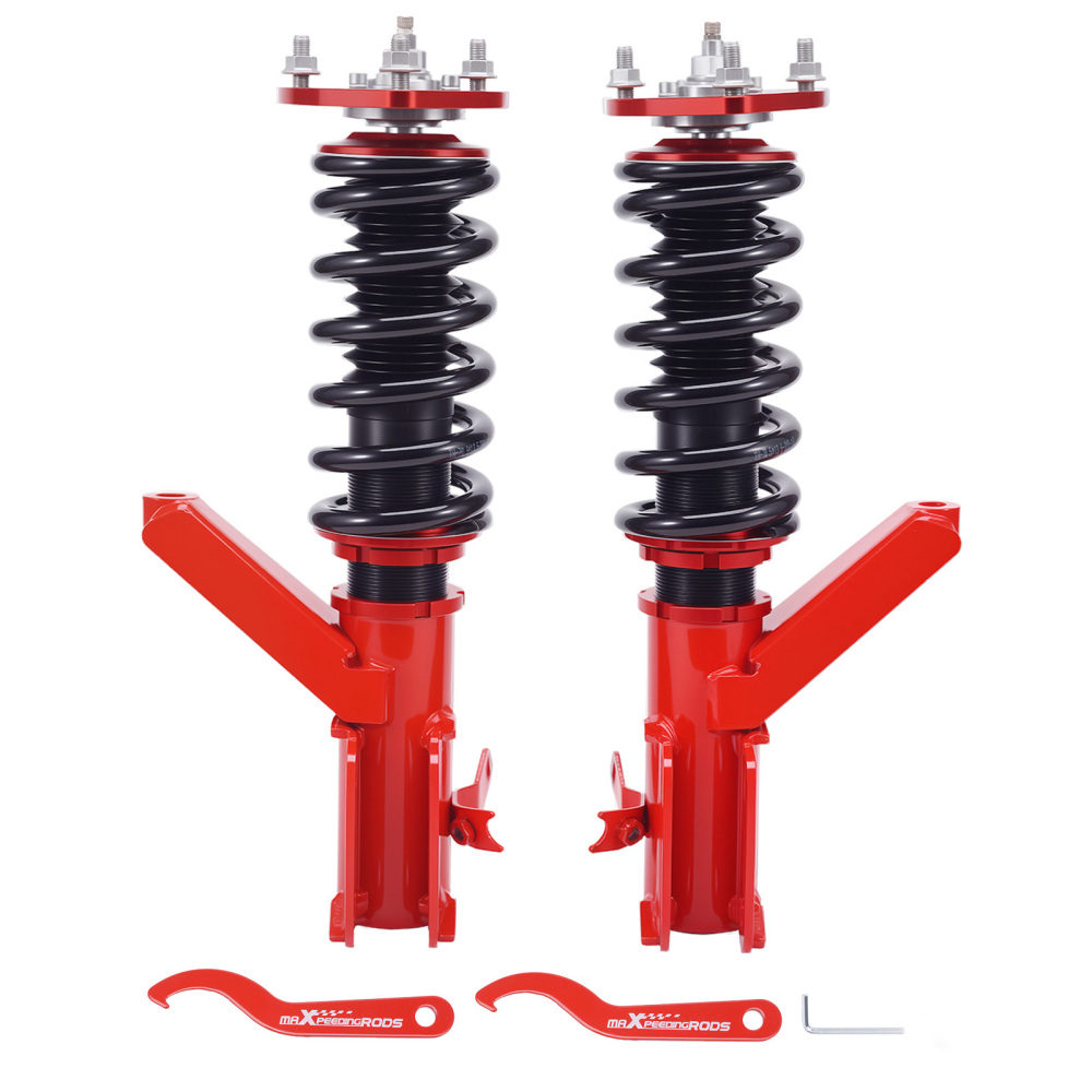 MaXpeedingrods 24 Way Damping Front Coilovers Lowering Kit compatible for Honda Civic 01-05