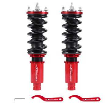 Front Coilovers 24 Level Adj. Damper compatible for HONDA CIVIC 92-00 compatible for ACURA INTEGRA 94-01