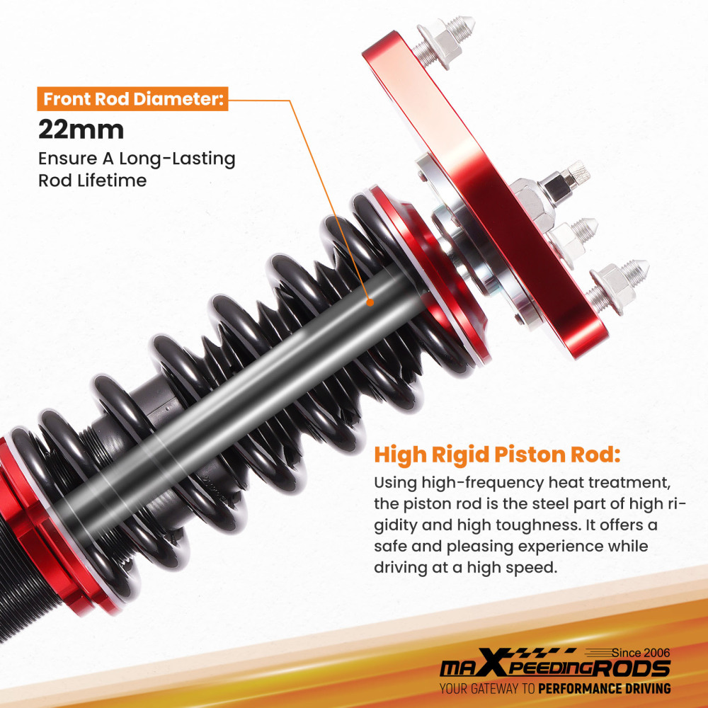 MaXpeedingrods Street Coilovers Lowering Kit compatible for Toyota Corolla E210 Sedan 2020+