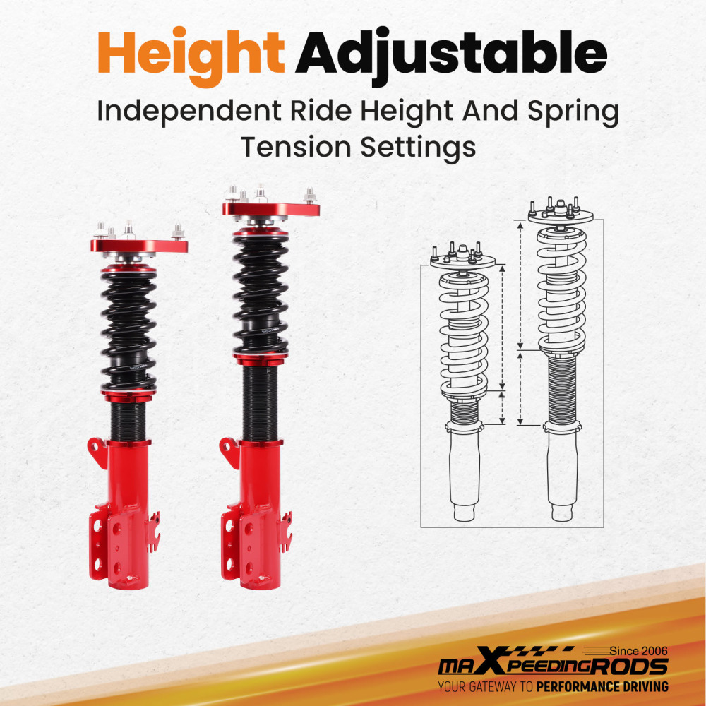 MaXpeedingrods Street Coilovers Lowering Kit compatible for Toyota Corolla E210 Sedan 2020+