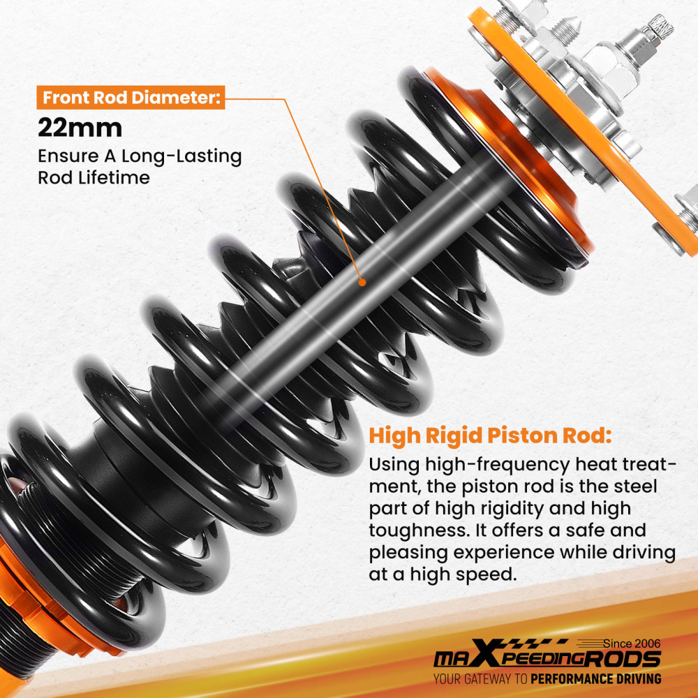 MaXpeedingrods Adjustable Coilovers Lowering Coils compatible for Mazda CX-5 2017-2021