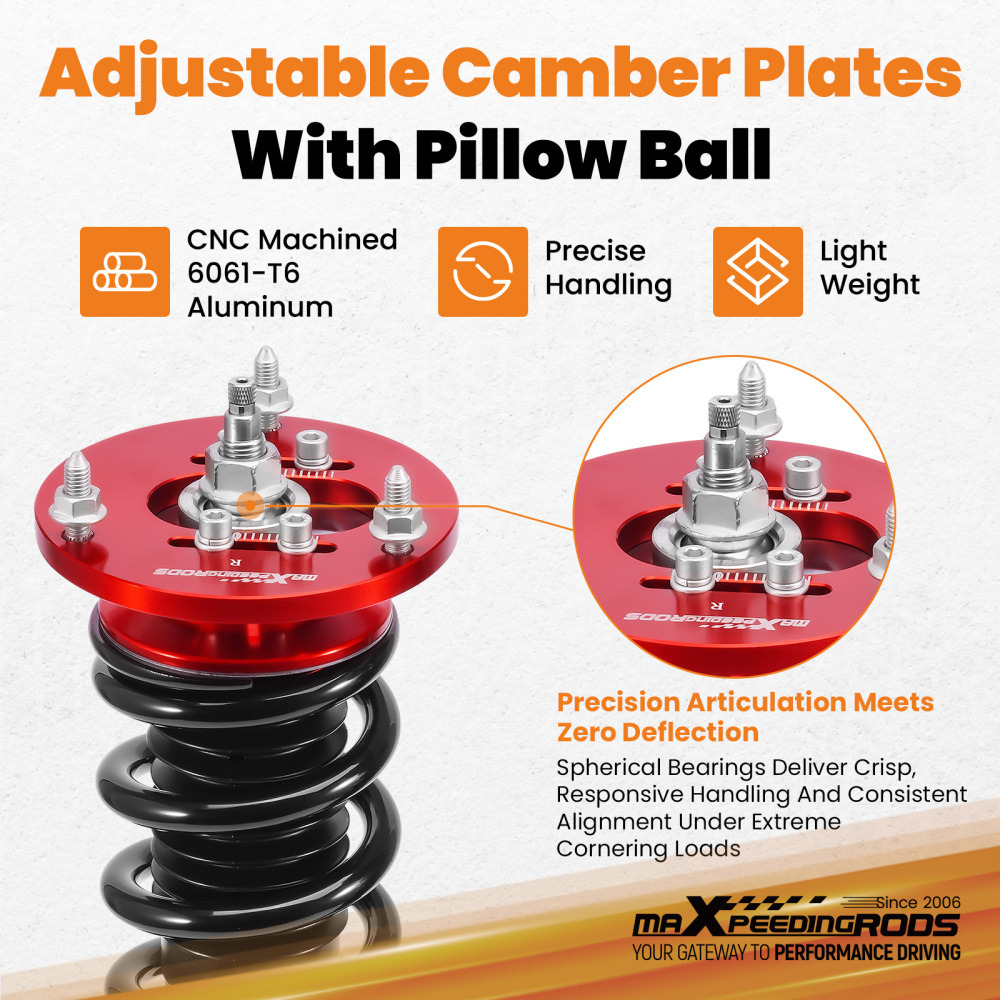 Front Coilovers compatible for BMW 3 Series E36 Saloon Coupe Touring 1990-1999