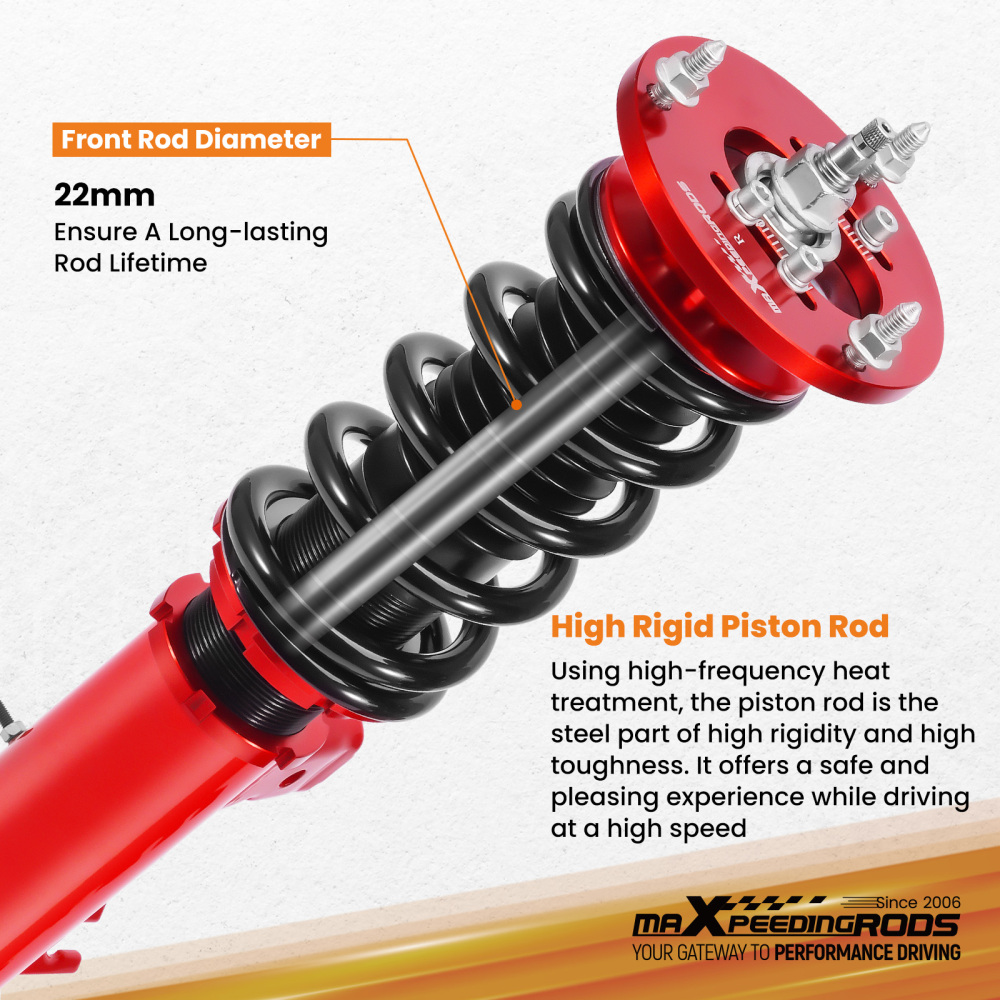 Front Coilovers compatible for BMW 3 Series E36 Saloon Coupe Touring 1990-1999