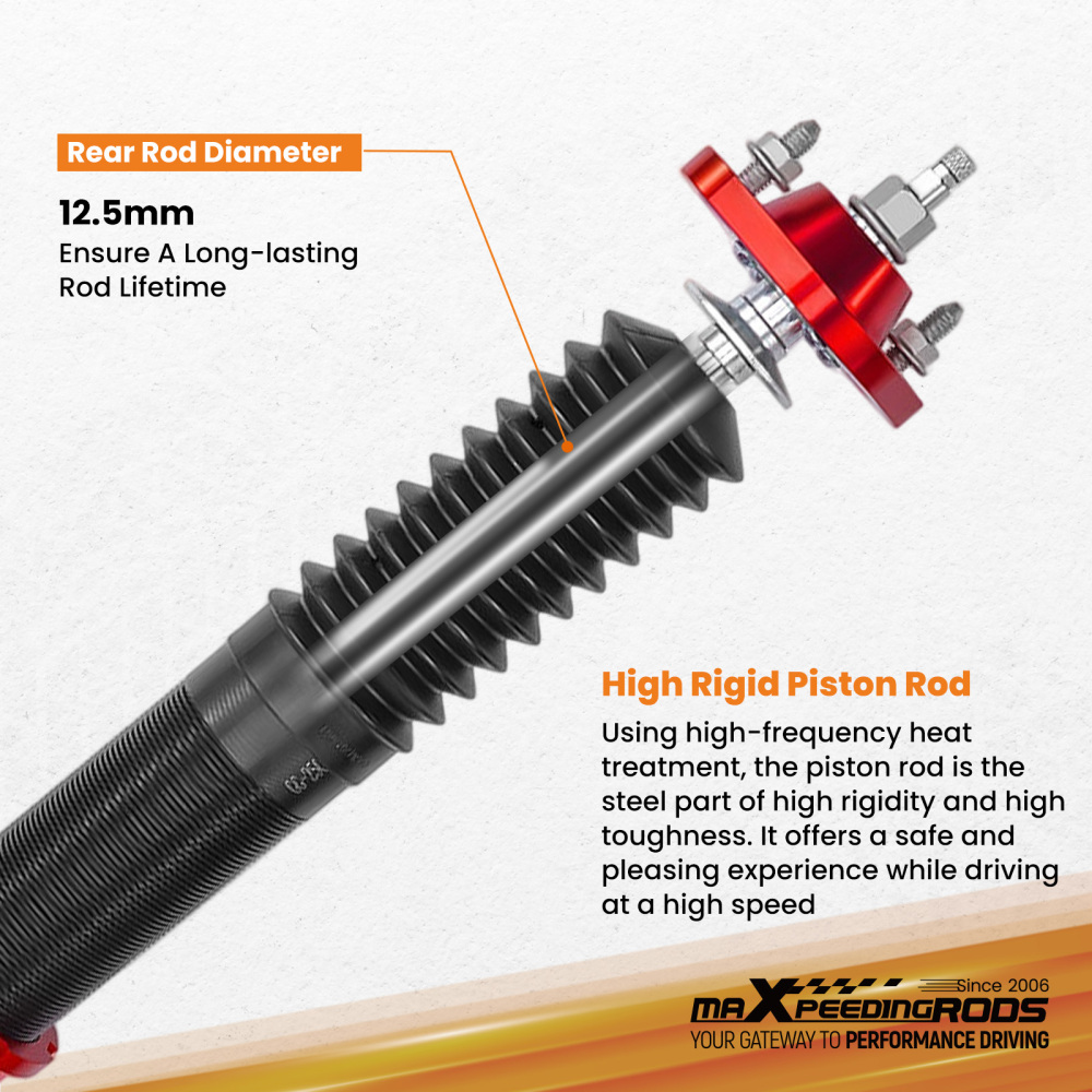Rear Coilovers compatible for BMW E36 3 Series 92-98 Saloon Coupe 316 323 325 328