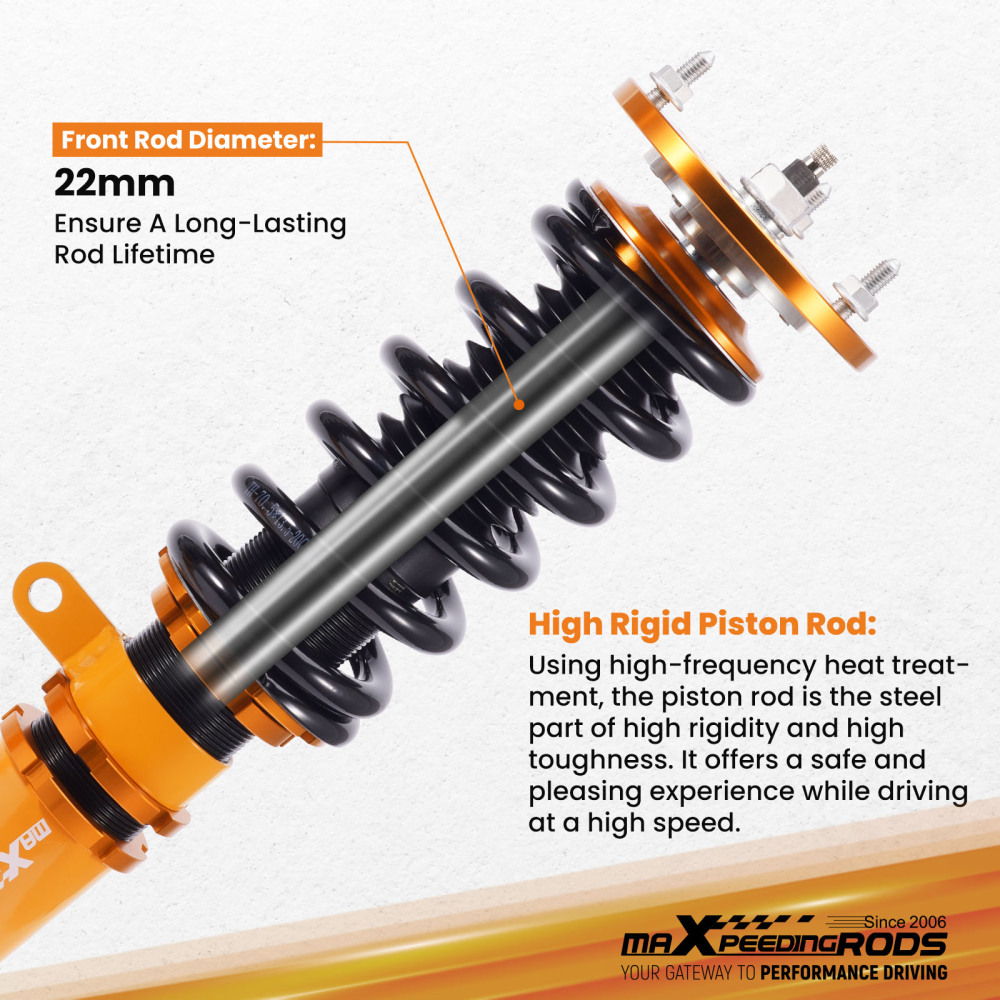 Maxpeedingrods Coilovers 24 Way Damper Shocks for BMW 5 Series AWD XI E60 03-10