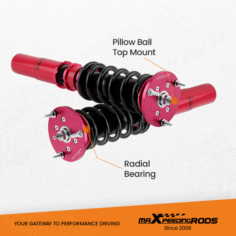 Amortiguadores Suspensión tuning compatible para BMW 5 E60 2004-2010 Sedan AWD