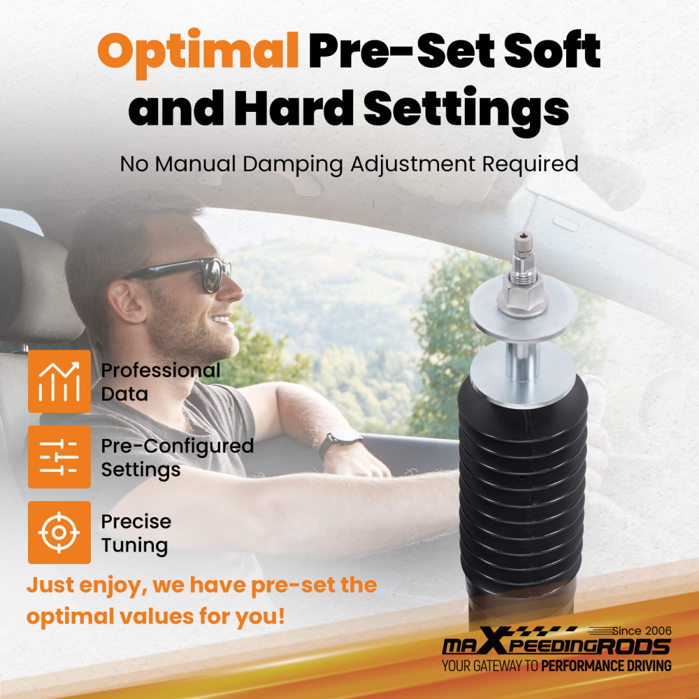 MaXpeedingrods Rear Coilovers Lowering Kit compatible for BMW 3-SERIES AWD (E90/E92) 06-13