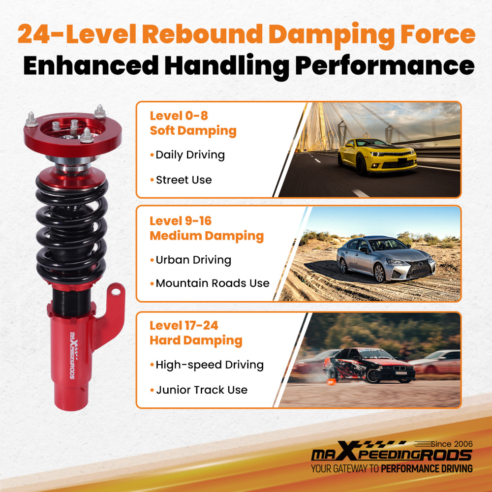 MaXpeedingrods Coilovers Lowering Kit compatible for BMW 3-SERIES AWD (E90/E91/E92) 06-13