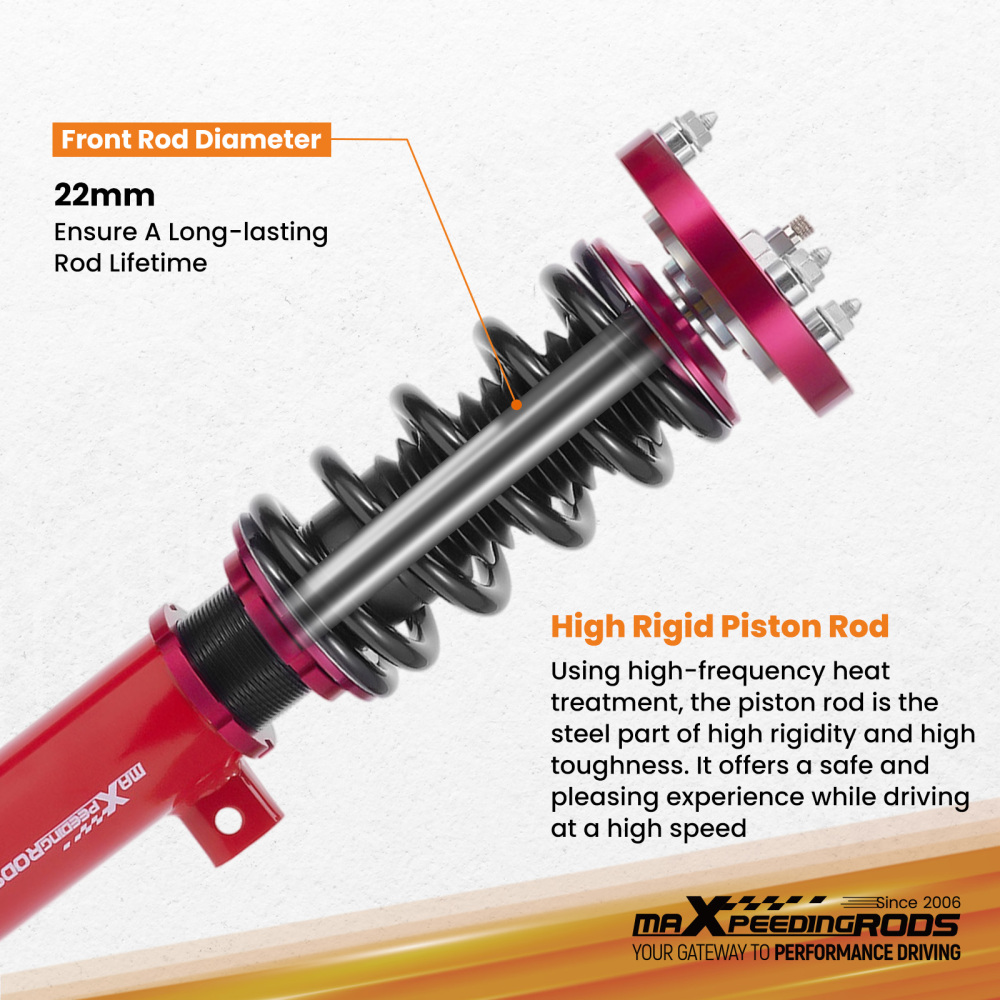 Front Coilover Kit compatible for BMW 3 Series E90 Saloon E91 E92 E93 (2005–2012)
