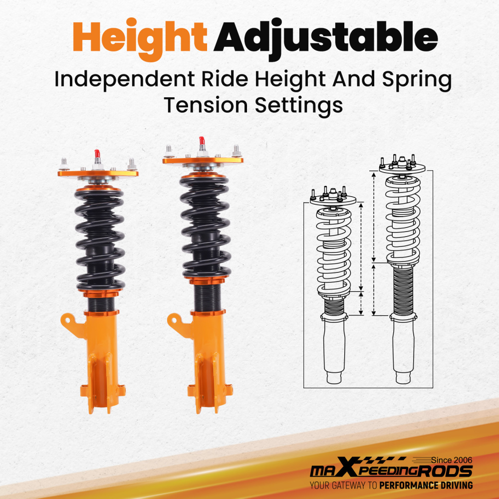 Damper Coilover compatible for Mitsubishi Eclipse 2000-05 Coil Spring Struts Suspension