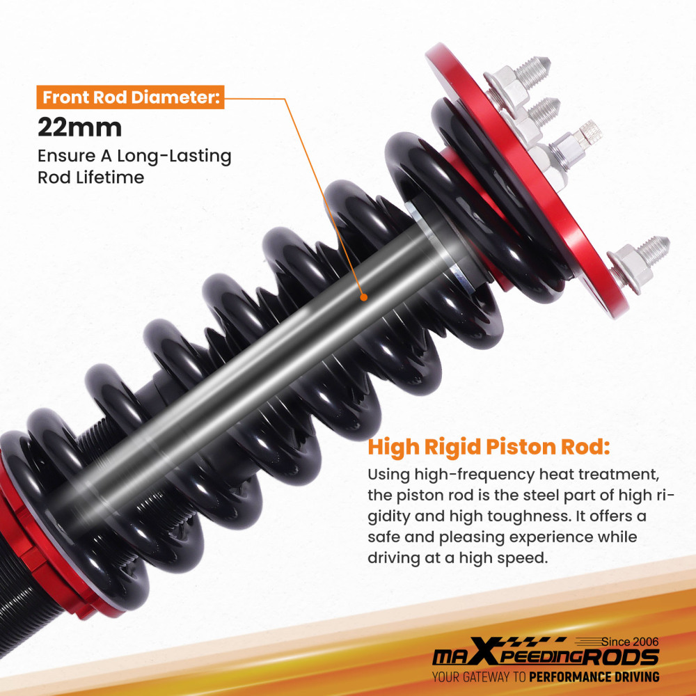 Front Coilovers compatible for Ford Falcon FG / FGX 200-2016 Adjustable Suspension Kit