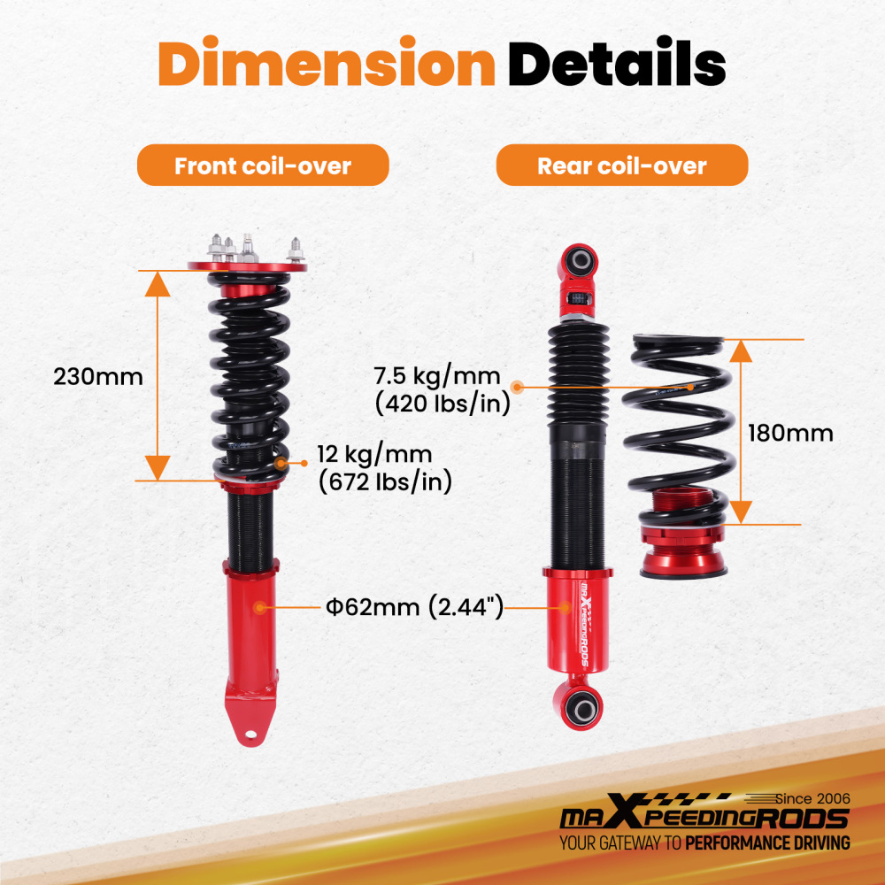Coilovers Suspension Kit compatible for Ford Falcon FG 2008-2014 XT LPG XR6 XR8
