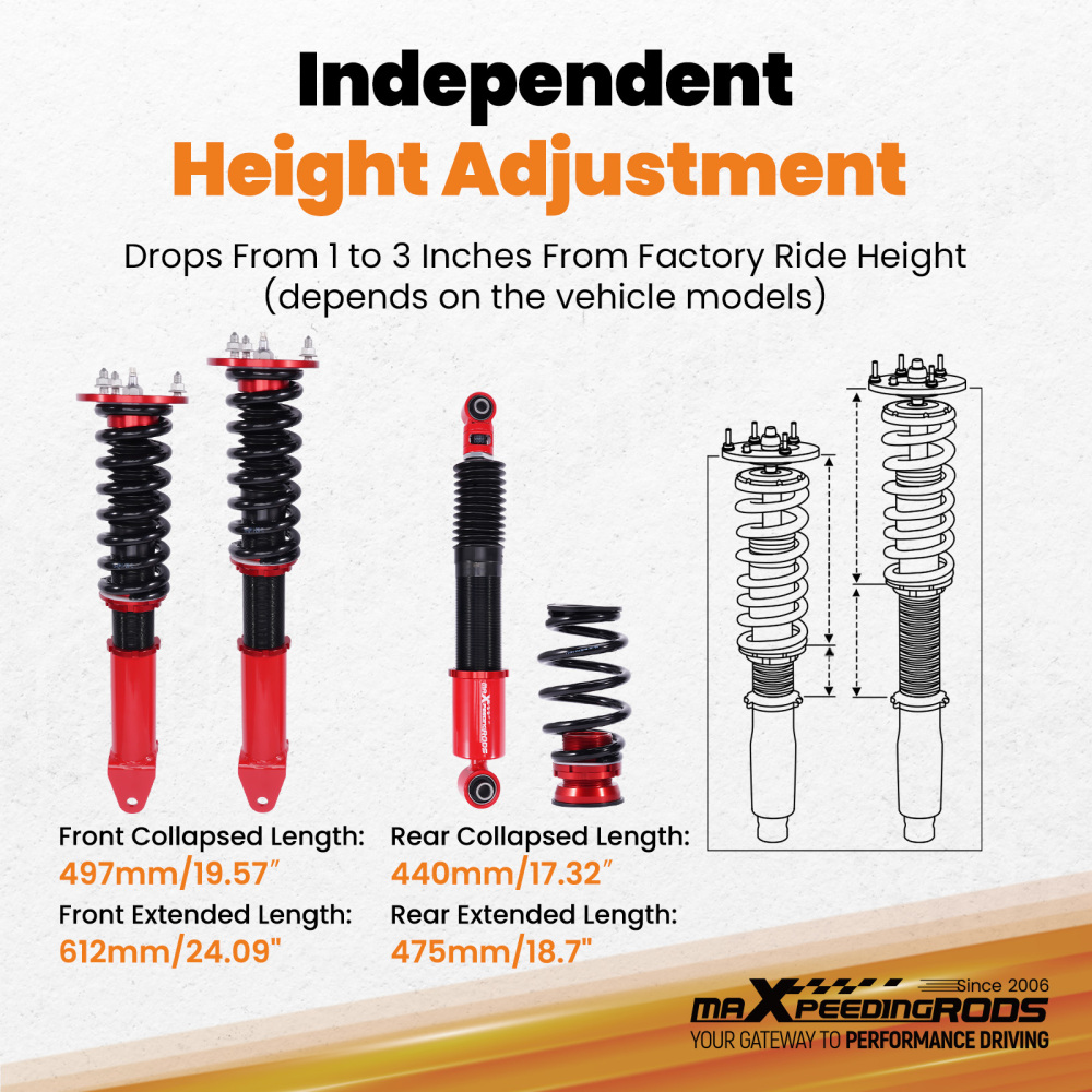 Coilovers Suspension Kit compatible for Ford Falcon FG 2008-2014 XT LPG XR6 XR8