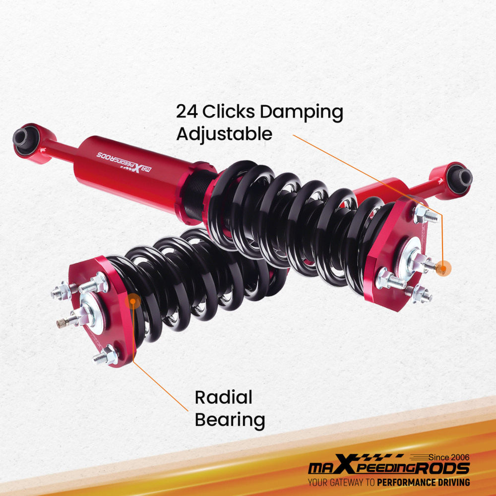 Kit di abbassamento coilover compatibile per Lexus IS350 IS250 2006 2007 2008 2009 2010 2011 2012 (Set di 4) Lowering Kit