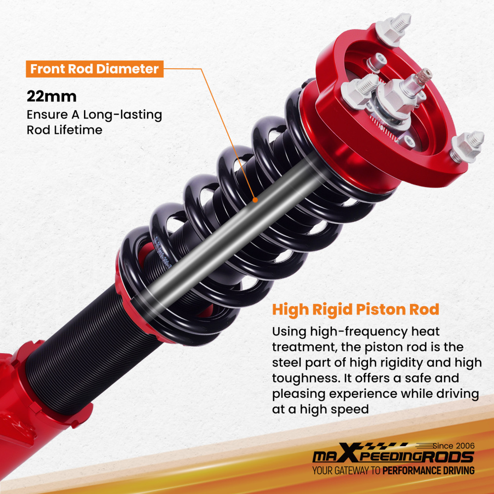 Damper Adjustable Coilovers compatible for Honda Civic 8th Gen 06-11 FD/FA compatible for Acura CSX06-11