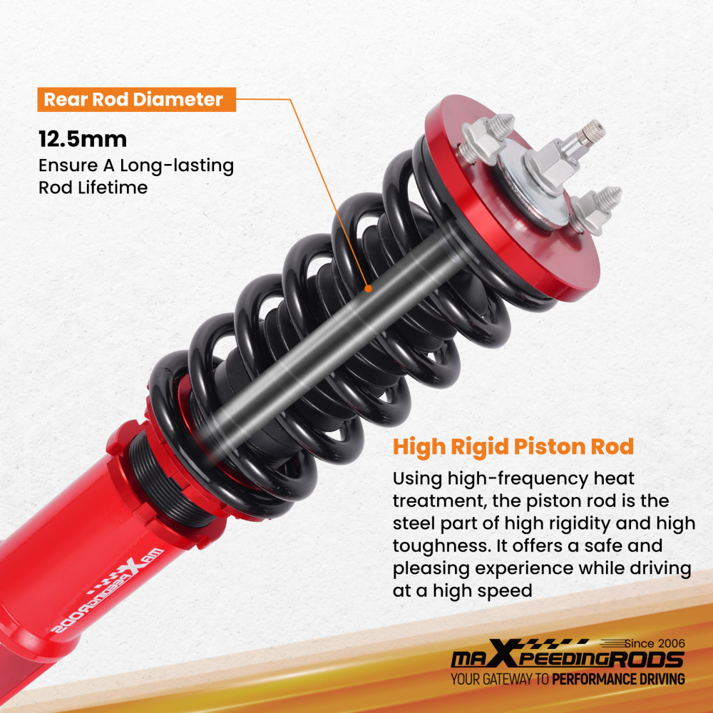 Rear Coilovers compatible for Honda Civic CR-X 1988-2000 EJ EK EM EG EH EC ED EE EF EF9