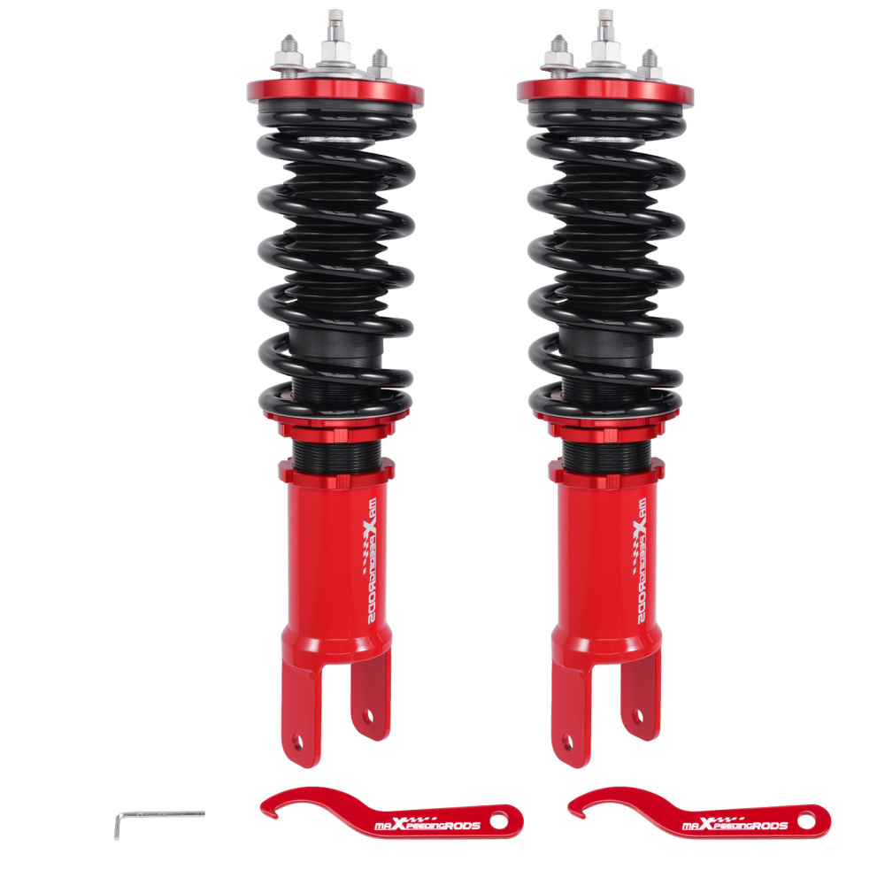Rear Pair Adjustable Coilovers Shocks Springs Kit compatible for Honda Civic 92-00 EG EJ EK