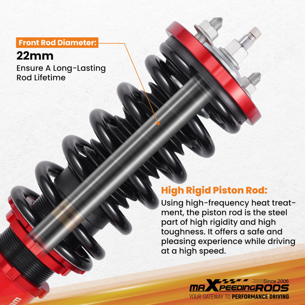 Assetto Regolabile A Ghiera compatibile per Honda Civic CR-X EJ EK EM EG EH EC ED EE EF