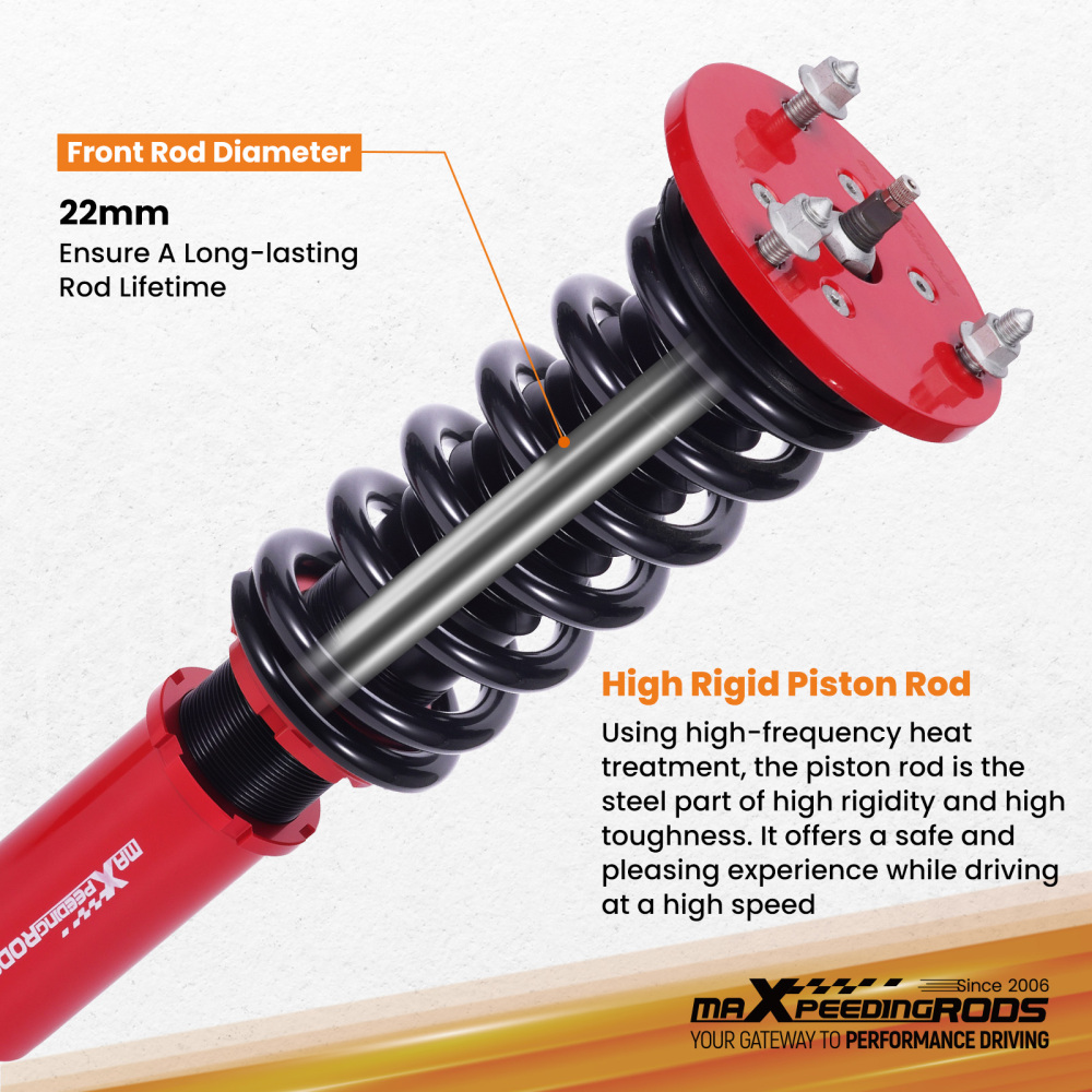 MaXpeedingrods 24 Way Adjustable Coilover Kit for compatible for Lexus IS250AWD 2014-2025