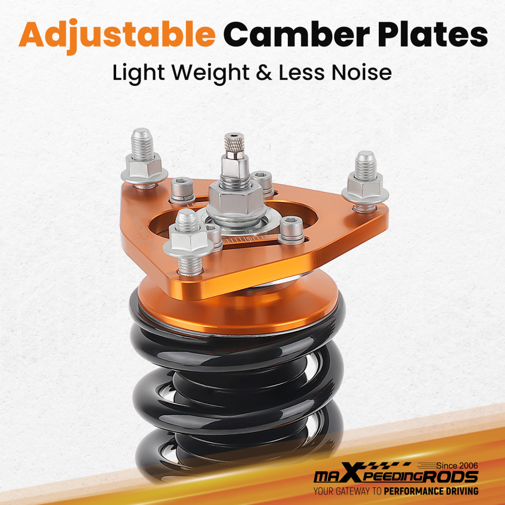 Coilover Lowering Kit Compatible for Mitsubishi Lancer 2008-2016 Adjustable Damper(Set of 4)