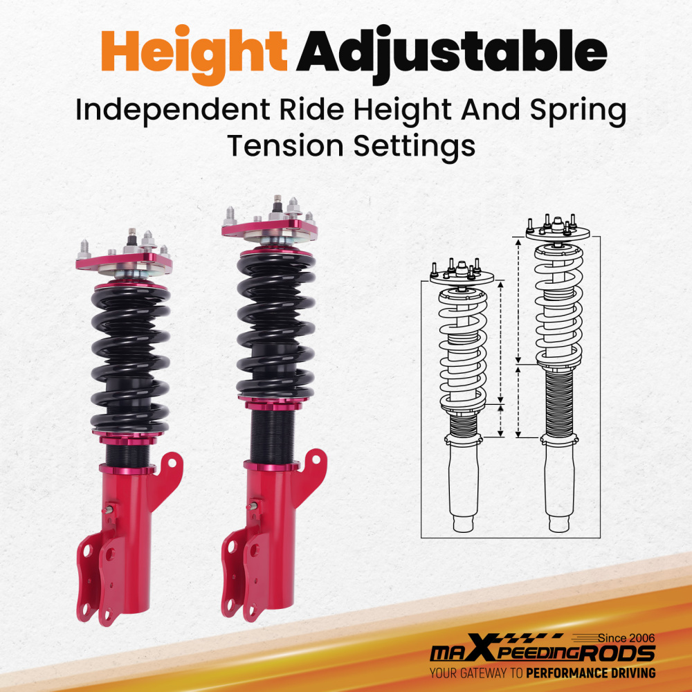 Coilovers Suspension Kit compatible for mitsubishi Lancer CY CX 2008-2016 1.8 2.0 2.4