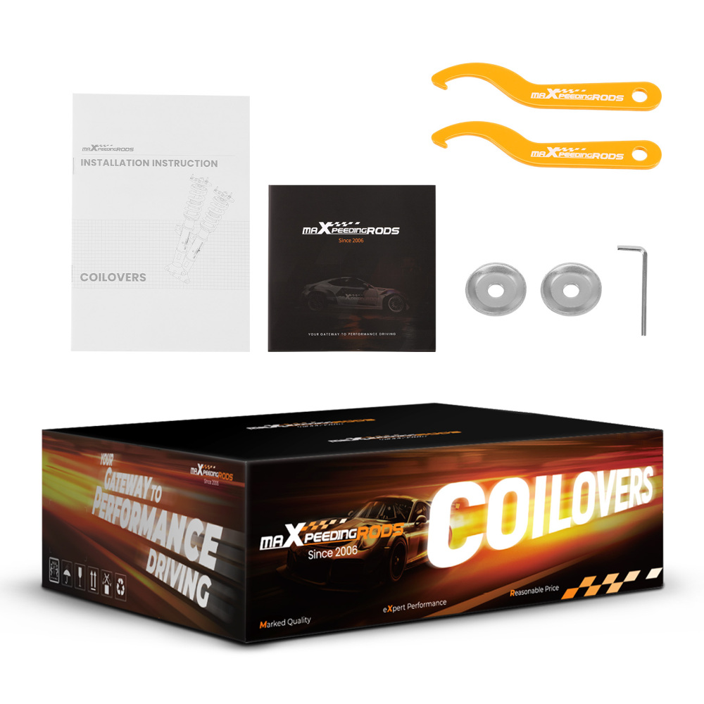 Kit ammortizzatori per auto Anteriore e Posteriore compatibile per LEXUS IS300 Lowering Kit