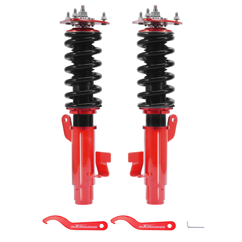 24 Level Damping Adjustable Front Coilover Suspension Kit compatible for Mazda 3 2004-2013