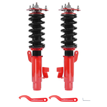 24 Level Damping Adjustable Front Coilover Suspension Kit compatible for Mazda 3 2004-2013