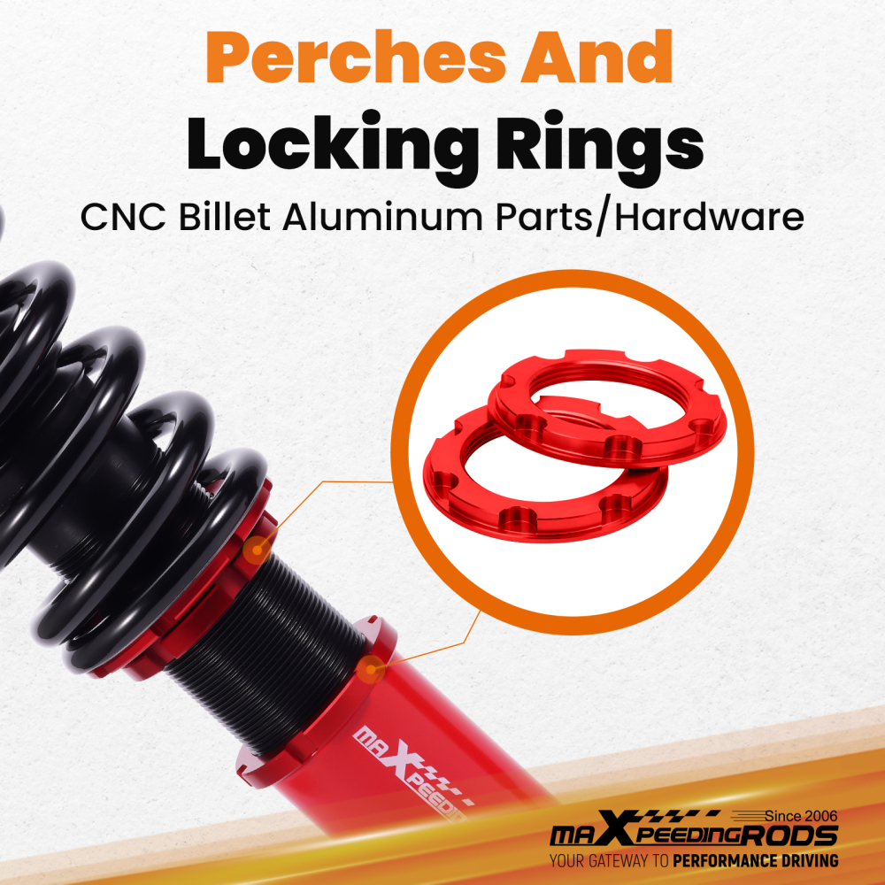 24 Way Damper Coilovers Strut Kits compatible for Mazda 6 2003-2007 Coil Shock Absorbers