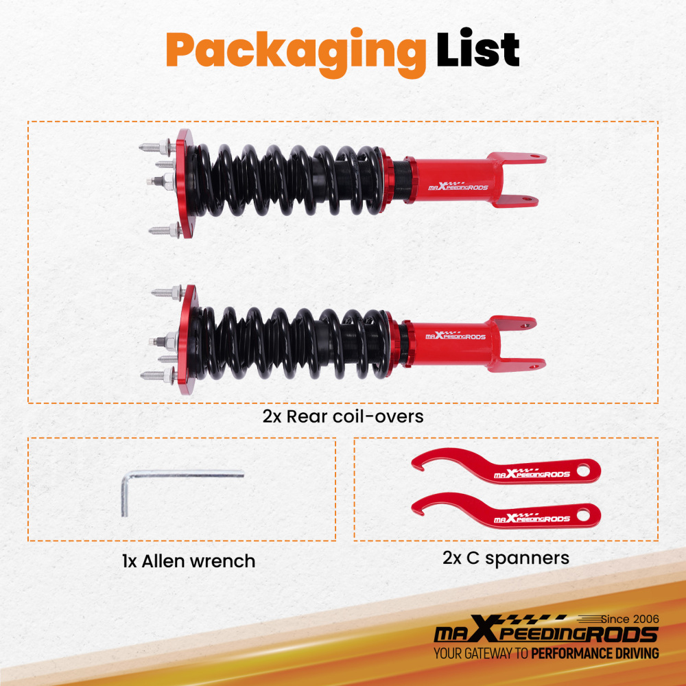 Front Coilovers compatible for Mazda MX-5 NC 06-15 MX5 Miata MK3