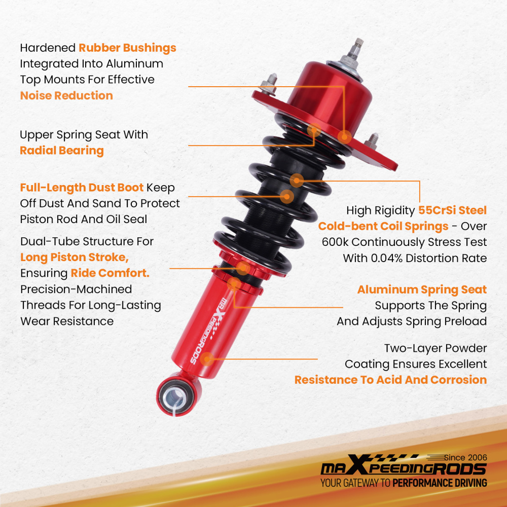 Rear Coilovers compatible for Mazda MX-5 NC 06-15 MX5 Miata MK3
