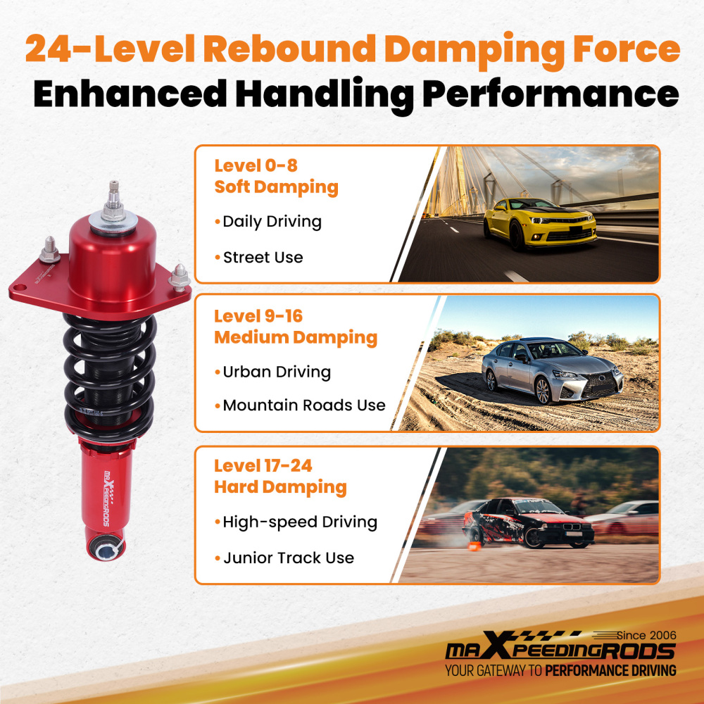 Rear Coilovers compatible for Mazda MX-5 NC 06-15 MX5 Miata MK3
