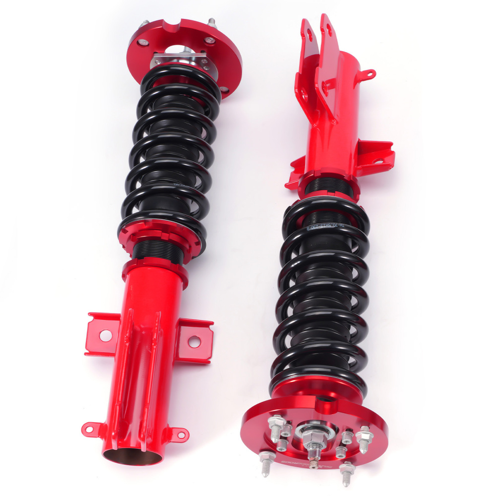 2Pc Front Coilovers 24 Level Damping Adjustable For 2005-2014 compatible for Ford Mustang