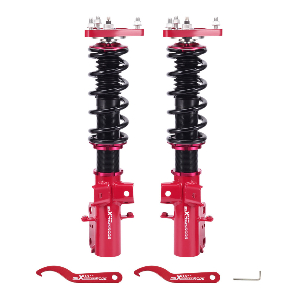 Front Coilover Suspension Strut Kit compatible for Ford Mustang 15-21 Adj. Damping