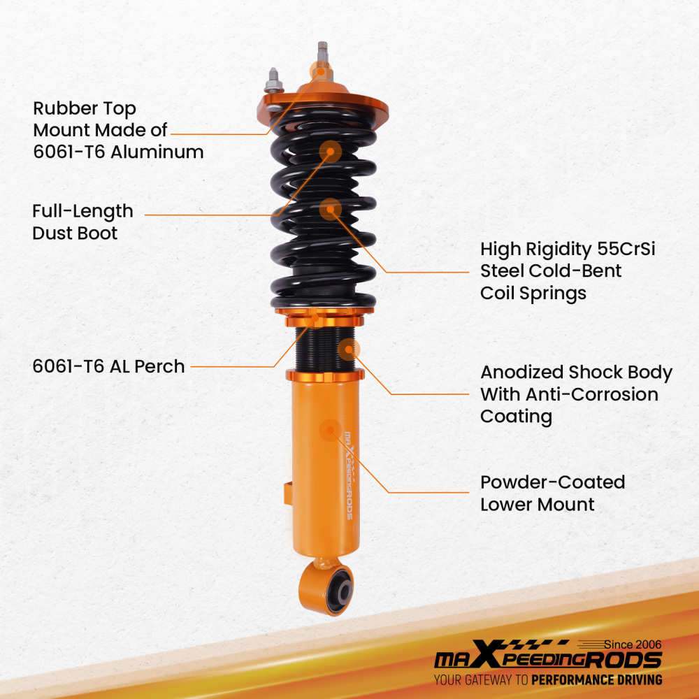 Ammortizzatori Regolabili compatibile per MAZDA MIATA MX5 NA 90-97 